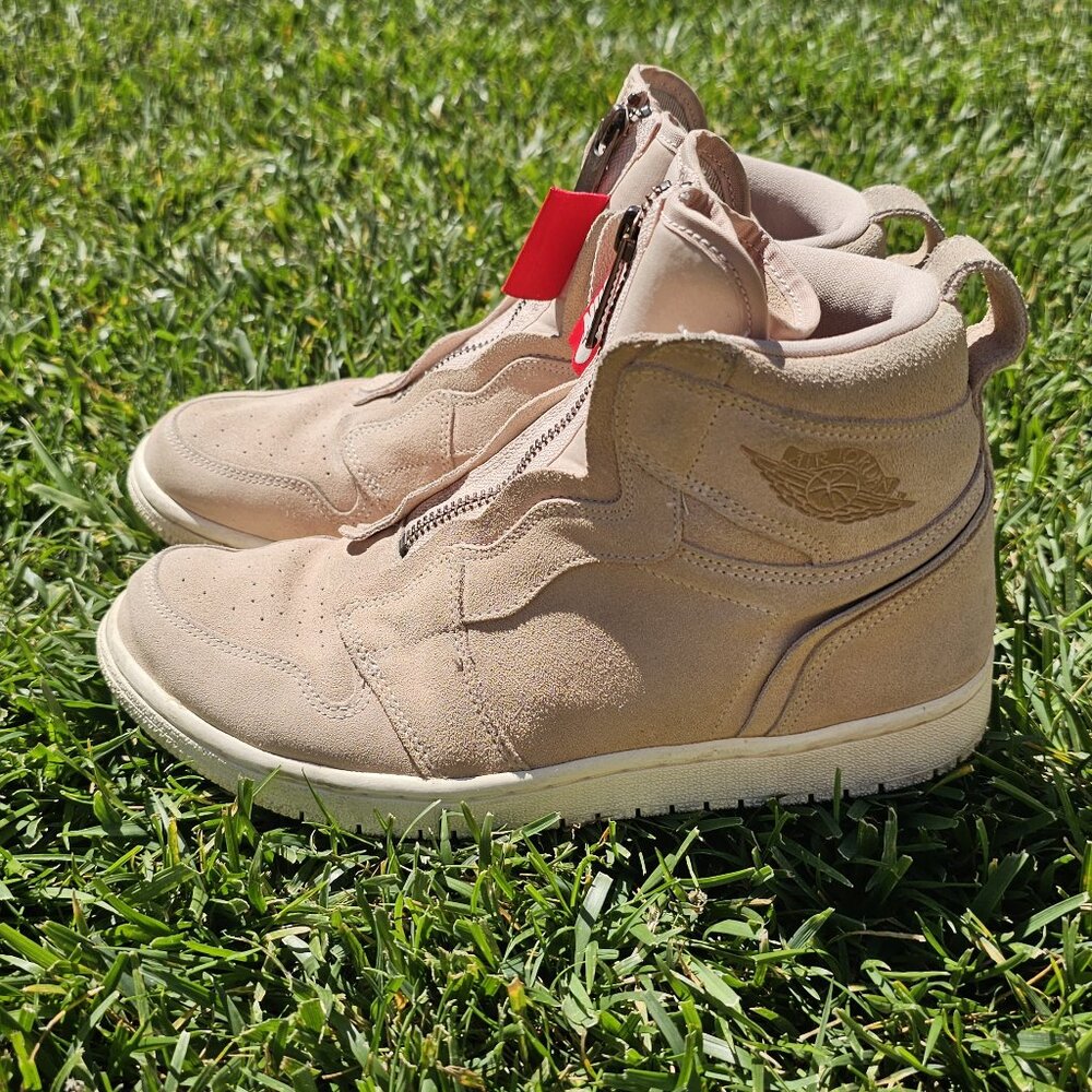 Nike - Women’s Air Jordan 1 High Zip – Suede Pink - Size 8.5